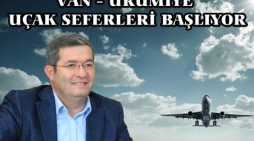 Van- Urumiye U&ccedil;ak Seferleri 22 Aralık&rsquo;ta Başlıyor