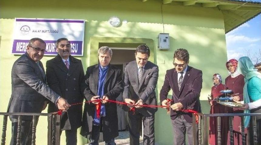 Vali Çınar, Ahlat’ta Kur’an Kursu Açılışlarına Katıldı