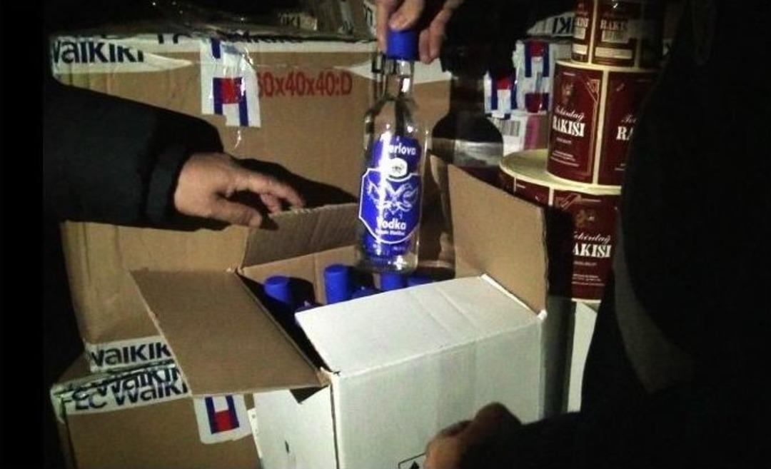 Balıkesir&rsquo;de Sahte İ&ccedil;ki Operasyonu