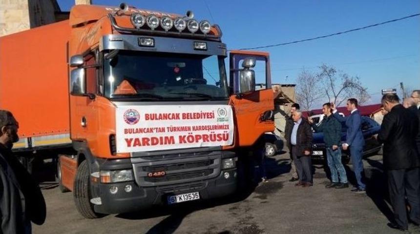 Bulancak&rsquo;tan Bayırbucak T&uuml;rkmenleri&rsquo;ne Yardım Tırı Yola &Ccedil;ıktı
