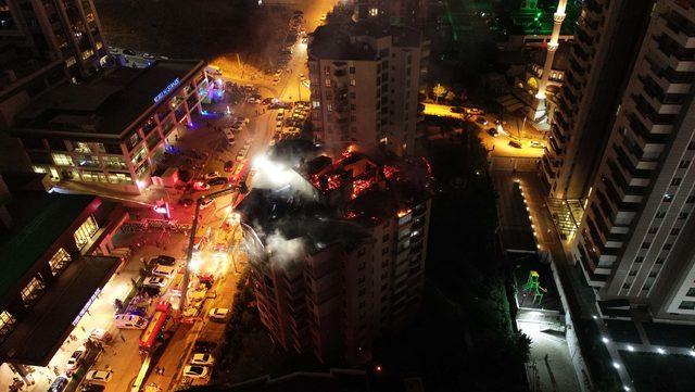 Ankara'da korkutan yangın