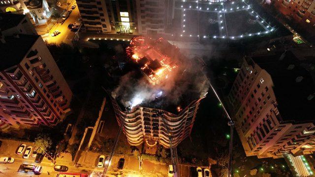 Ankara'da korkutan yangın