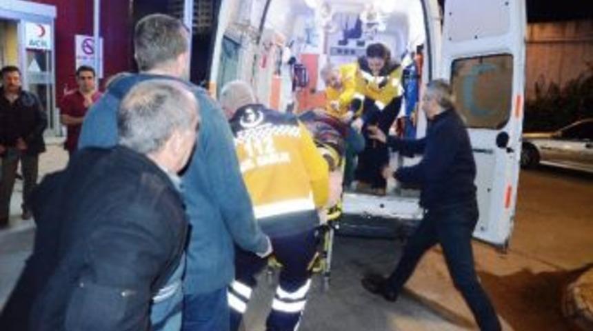 Otomobilin &Ccedil;arptığı Yaya Ağır Yaralandı