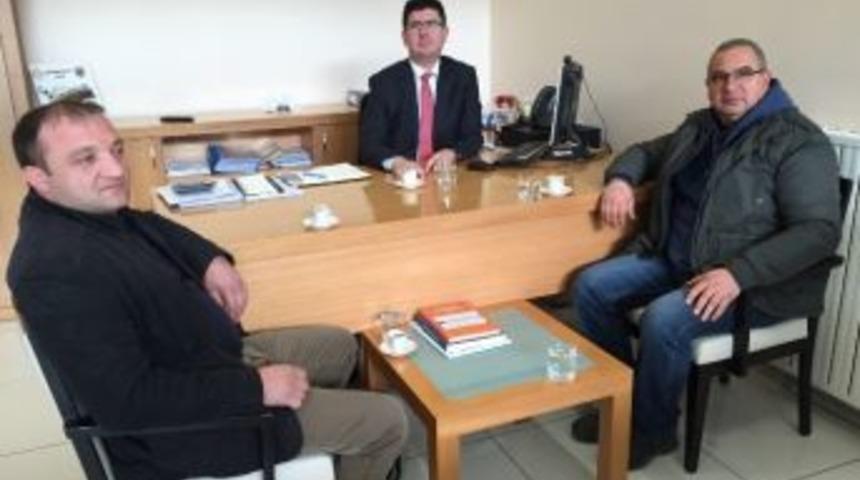 Oda Başkanlarından Halk Bankası M&uuml;d&uuml;r&uuml; Yurttaş&rsquo;a Ziyaret