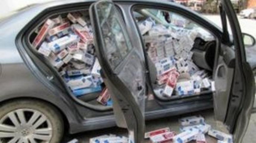 Gürün’de 14 Bin Paket Kaçak Sigara Ele Geçirildi