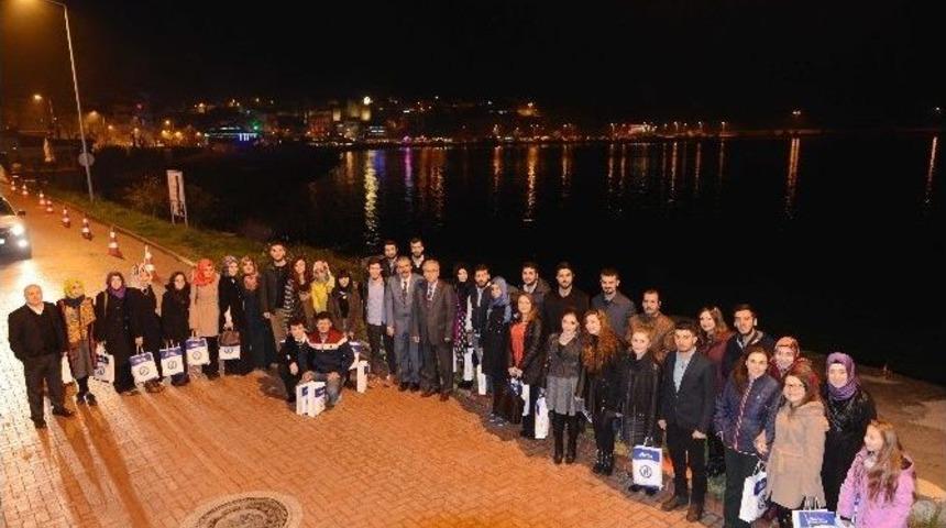 B&uuml; Rekt&ouml;r&uuml; Kaplan, Mezun Ettiği &Ouml;ğrencileriyle Buluştu