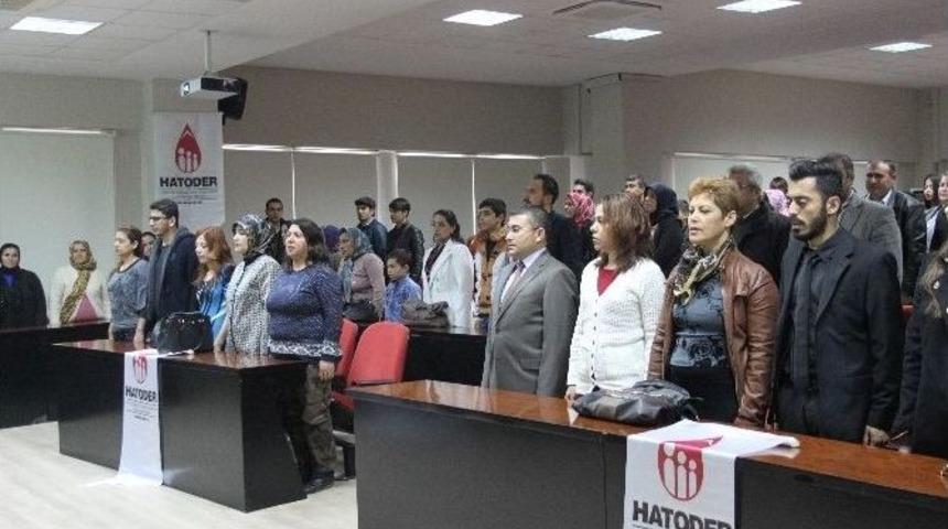 Cankırmızı Belgeseli Antakya&rsquo;da G&ouml;sterildi