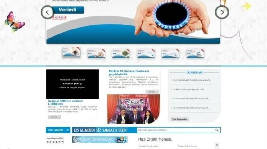 Samgaz Alt Yapısını Online Sisteme Taşıdı