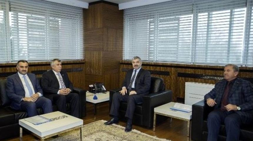 Ak Parti Kayseri Milletvekili Sami Dedeoğlu Başkan &Ccedil;elik&rsquo;i Ziyaret Etti