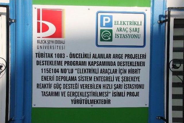 Bilecik Şeyh Edebali Üniversitesi’ne Elektrikli Araçlar İçin Hızlı Şarj İstasyonu Kuruluyor