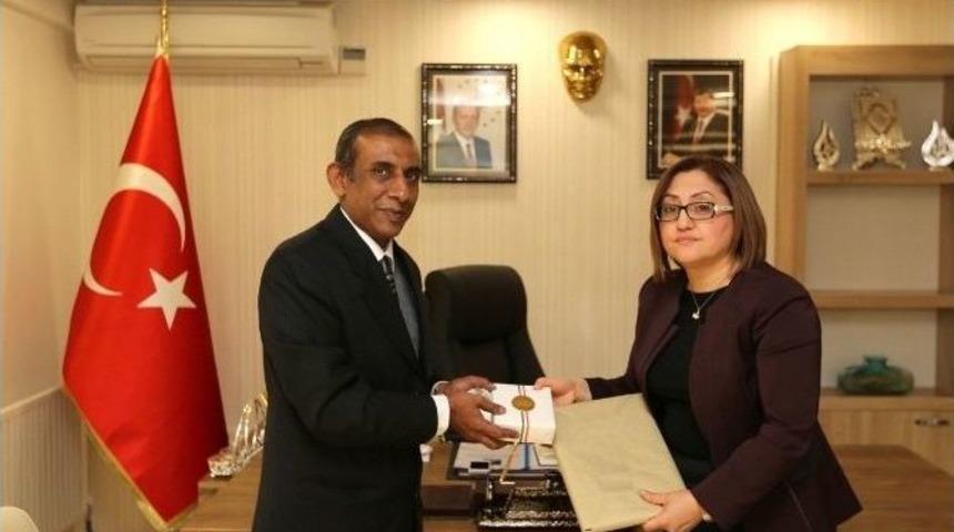 Hindistan Ankara B&uuml;y&uuml;kel&ccedil;isi Kulshreshth&rsquo;den Şahin&rsquo;e Ziyaret