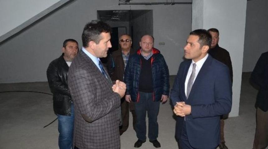 Karaduman Kapalı Spor Salonunda İncelemelerde Bulundu