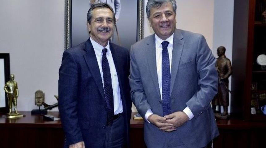 Mustafa Balbay Başkan Ata&ccedil;&rsquo;ı Ziyaret Etti