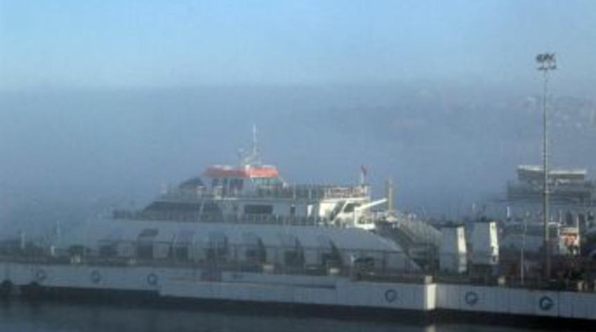 &Ccedil;anakkale Boğazı&rsquo;nda Sis