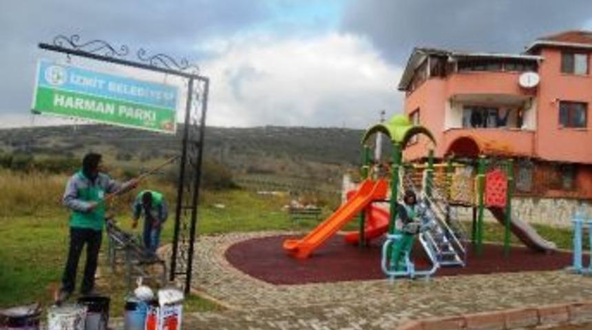 İzmit Parkları Bakımdan Ge&ccedil;iyor