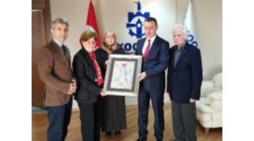 Genel Sekreter B&uuml;y&uuml;kakın, İlkokul &Ouml;ğretmenini Misafir Etti