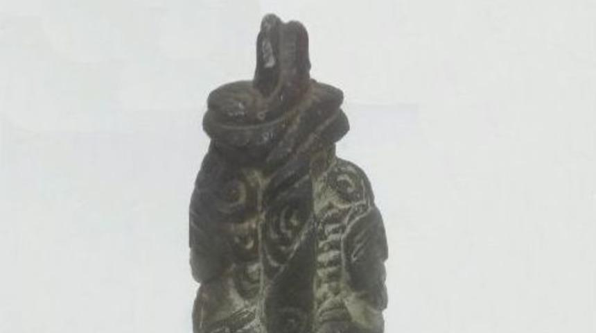 Jandarma 4 Bin Yıllık Heykel Ele Ge&ccedil;irdi