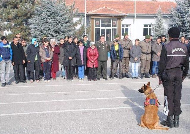 Yozgat İl Jandarma Komutanı Albay Yıldırım, Öğrencileri Ağırladı