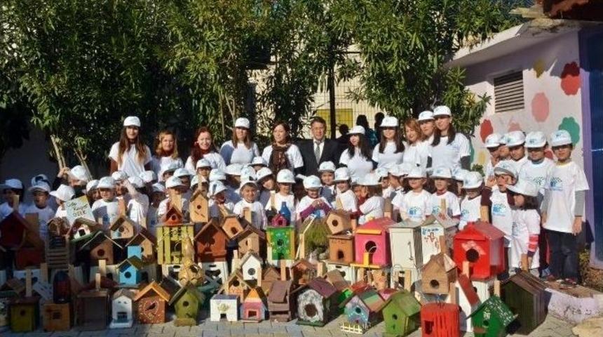 Atık Malzemelerden Kuş Yuvası Yaptılar