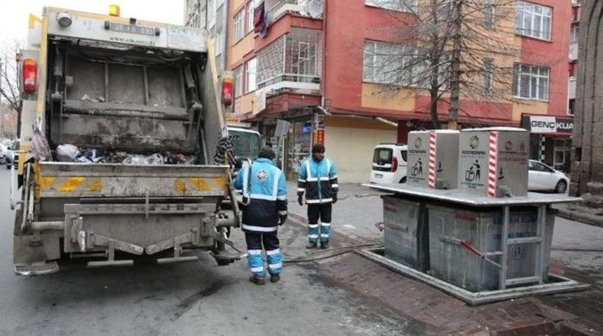 Kocasinan Yeraltı Konteynırları Beğenildi