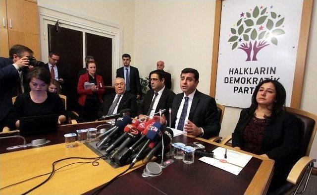 Hdp Eş Genel Başkanı Demirtaş: