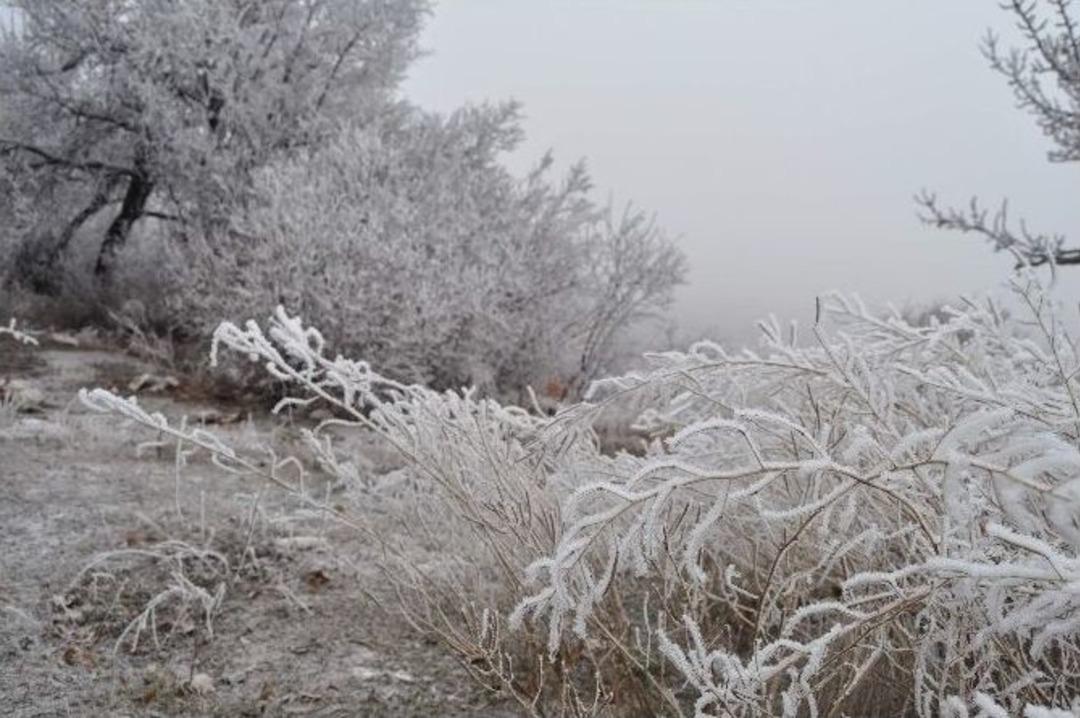 Eskişehir&rsquo;de Kırağının Oluşturtuğu G&uuml;zel G&ouml;r&uuml;nt&uuml;ler