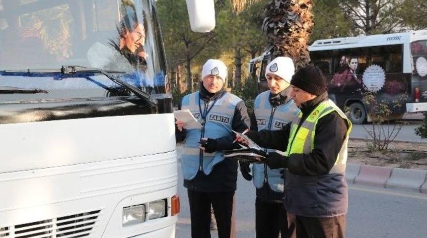 B&uuml;y&uuml;kşehir&rsquo;den İş&ccedil;i Servislerine Sıkı Denetim