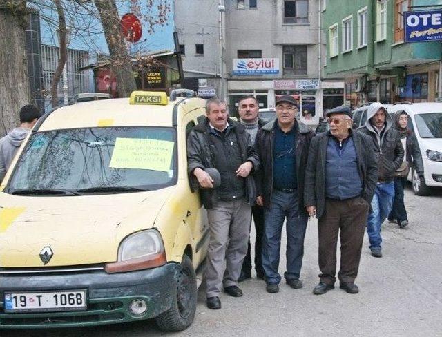 Sungurlu’da Ticari Araç Kullanıcıları İsyan Etti