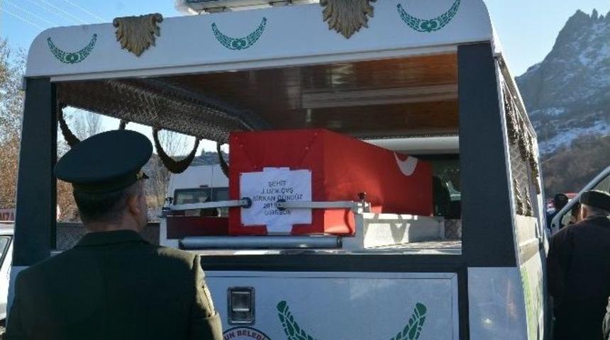Şehit Uzman Çavuşun Cenazesi Memleketi Giresun’a Getirildi