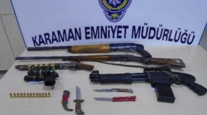 Karaman&rsquo;da Kurşunlama Olaylarına Karışan Altı Kişi Yakalandı