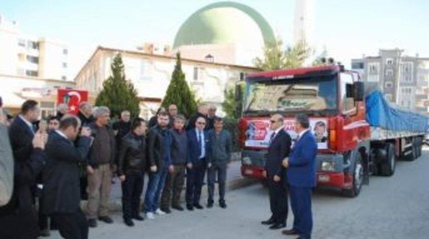 Mudanya&rsquo;dan Bayırbucak T&uuml;rkmenlerine Yardım