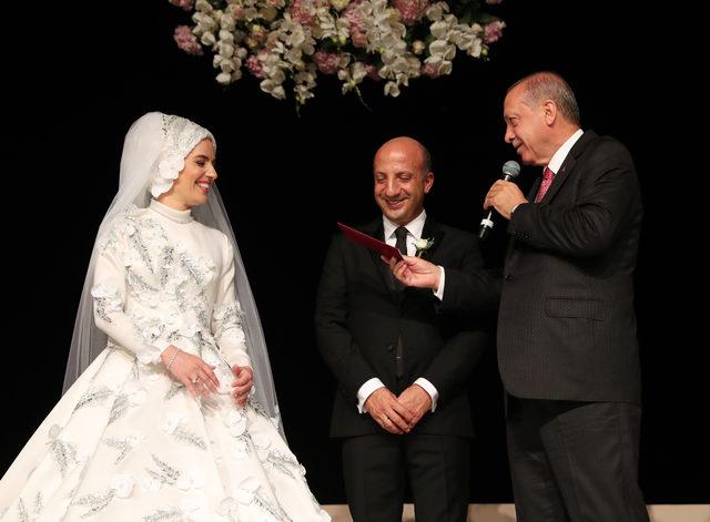 Cumhurbaşkanı Erdoğan milletvekili Ali İhsan Arslan'ın düğününe katıldı