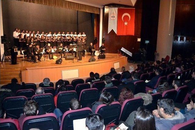 Erü’de Türk Halk Müziği Konseri Verildi