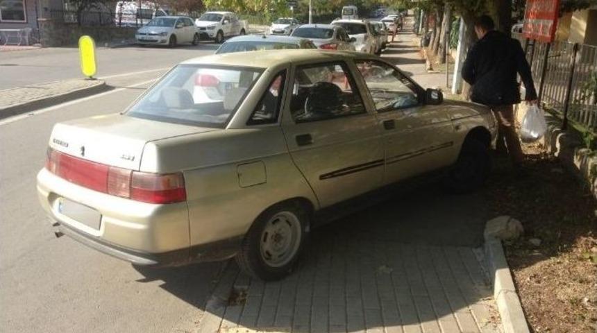 Kaldırıma Park Edenlere Ceza Yağdı