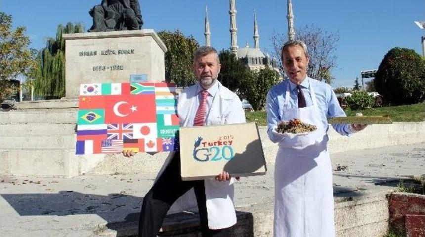 Edirneli Esnaflar G-20 Zirvesini Tatlandıracak
