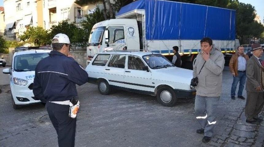 Nazilli&rsquo;de Trafik Kazası: 1 Yaralı