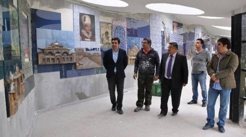 Belediye Başkanı Selim Yağcı &Ccedil;alışmaları Yerinde İnceledi