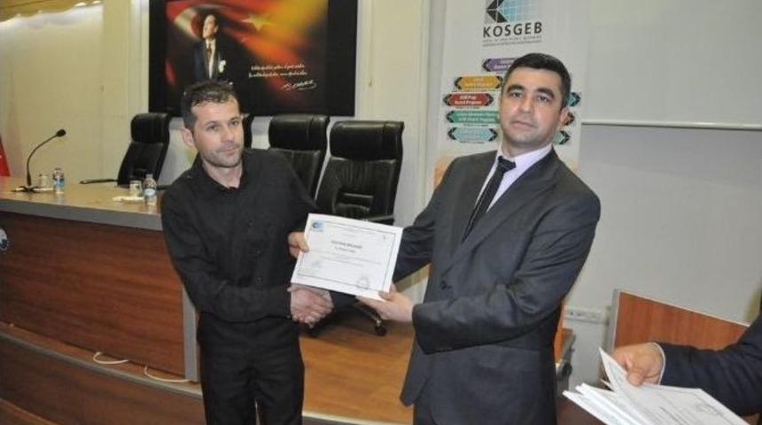 40 Girişimci Adayına Sertifika