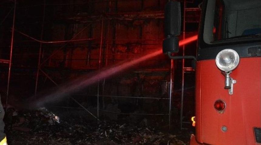 Ortaca&rsquo;da Hastane İnşaatında Yangın &Ccedil;ıktı