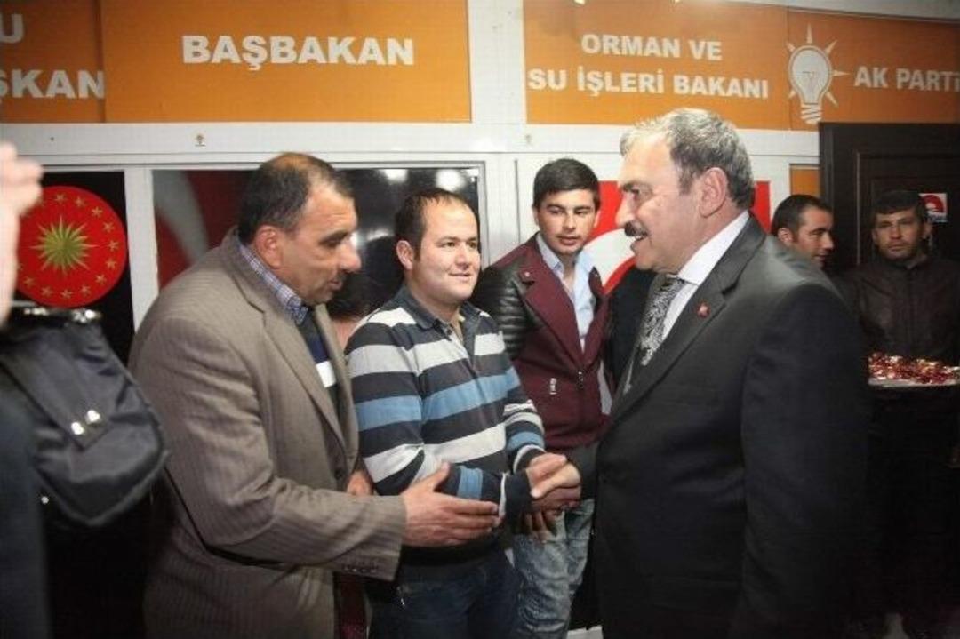 Orman Ve Su İşleri Bakanı Eroğlu Afyonkarahisar&rsquo;da