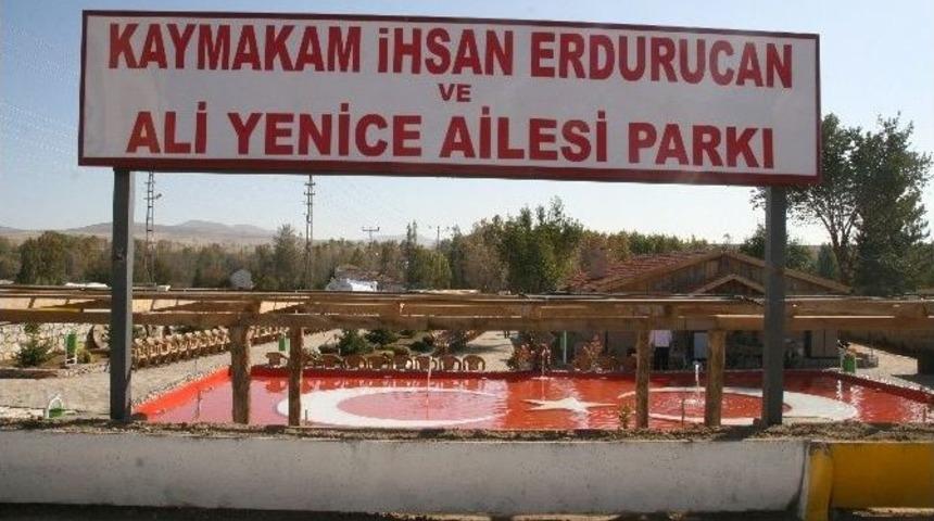 &Ccedil;andır İl&ccedil;esinde Kaymakam Ve Halk El Ele Vererek 7 D&ouml;n&uuml;m Alana Modern Park Yaptı