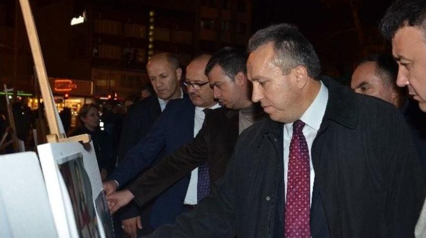 Vali Fidan Deprem Sergisini Gezdi