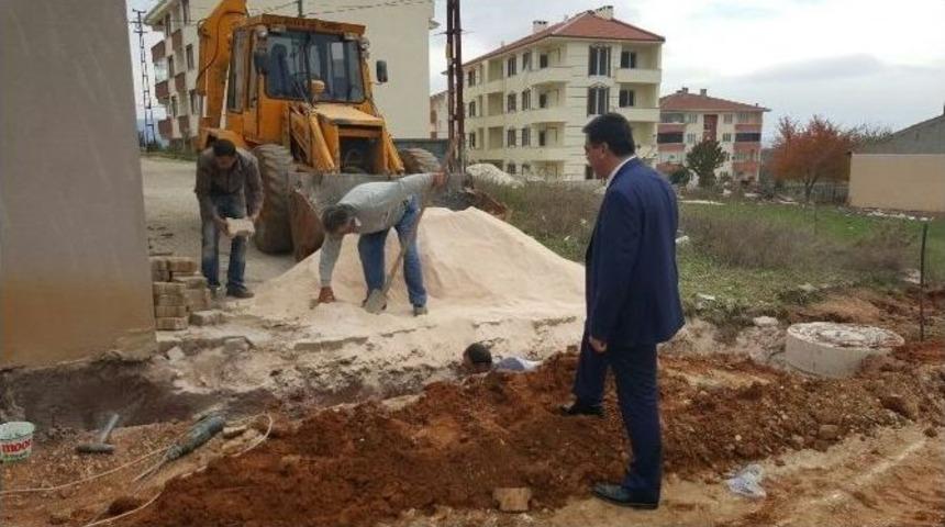 Belediye Başkanı Çalışmaları Yerinde İnceledi