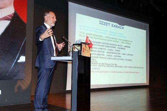 Agü Talks’ta İzzet Karaca Öğrencilerle Buluştu