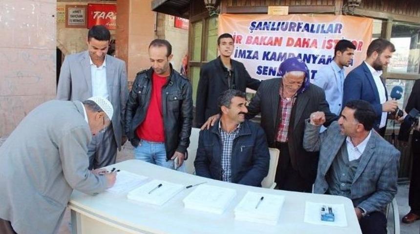 Urfalılar İki Bakan İstiyor