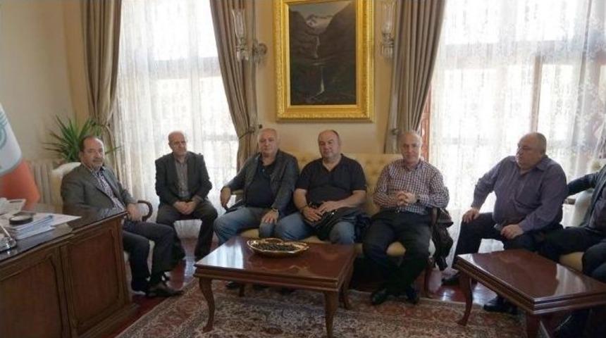 Bulgar İş Adamlarından Edirne Belediye Başkanı G&uuml;rkan&rsquo;a Ziyaret