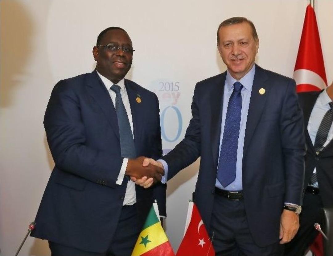 Cumhurbaşkanı Erdoğan, Senegal Cumhurbaşkanı Sall İle G&ouml;r&uuml;şt&uuml;