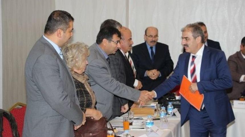 Başkan Din&ccedil; Okul M&uuml;d&uuml;rleriyle G&ouml;r&uuml;şt&uuml;