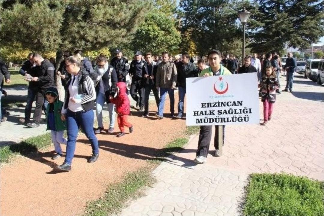 Diyabete Karşı Farkındalık Y&uuml;r&uuml;y&uuml;ş&uuml; Yapıldı
