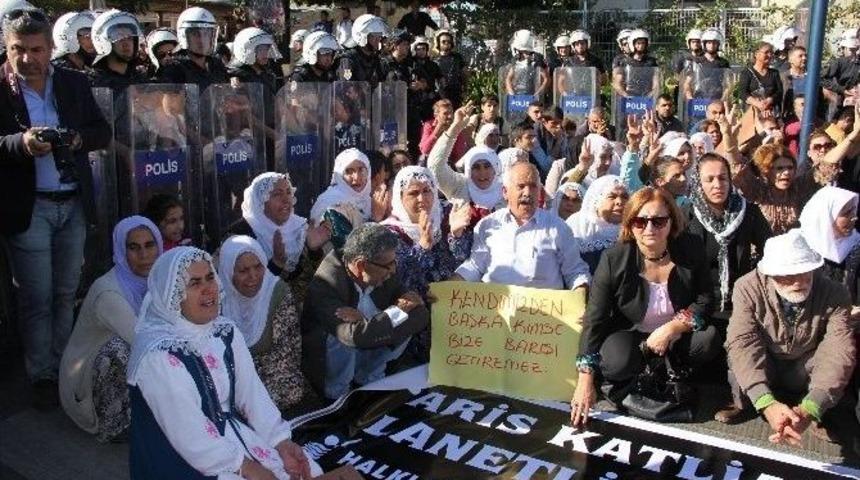 Mersin&rsquo;de Silvan Operasyonunu Protesto Y&uuml;r&uuml;y&uuml;ş&uuml;ne İzin Verilmedi